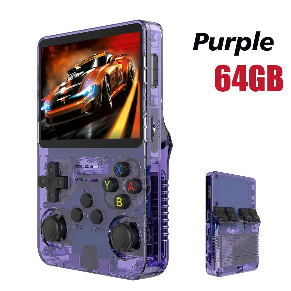 Retro Video Game Console Linux System 3.5 Inch IPS Screen Portable Pocket Player 64GB 128G Games best Kids gifts